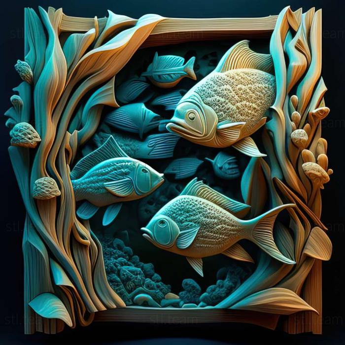 3D model Liof aquarium fish fish (STL)